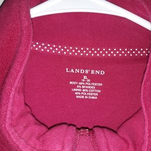 Dark pink fleece vest